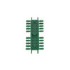 Sommerfeldt Grooved insulators 2.6 green (20 pcs. in a bag) N Item 405 - NEW